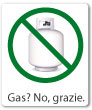 Gas? No, grazie.